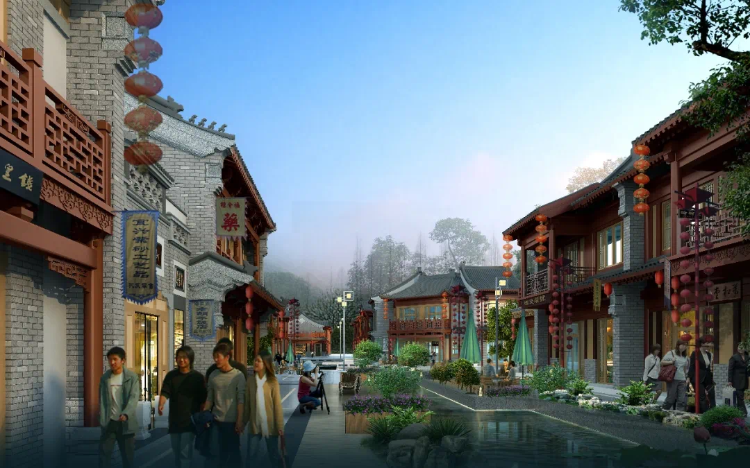 一带,两园,三区",设有花瓷丝绸工坊虚拟体验项目,反映鲁山文化风情的