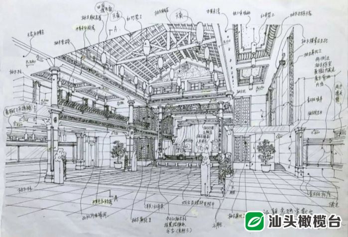 汕头本土建筑设计师再现老妈宫戏台,但设计时竟连基本