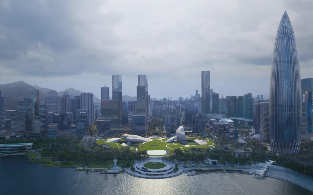 △ 深圳创意设计馆所属的深圳湾文化广场全景  图源:mad