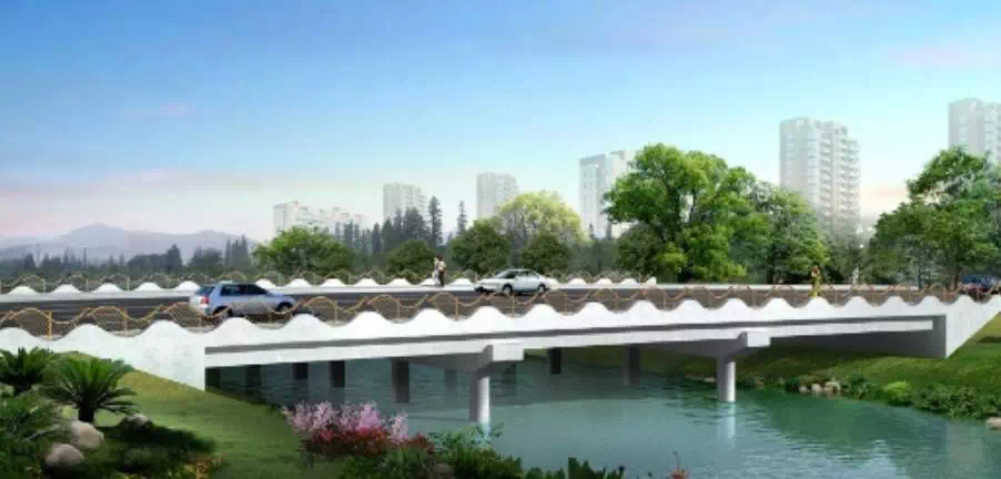 东兴路4#桥效果图