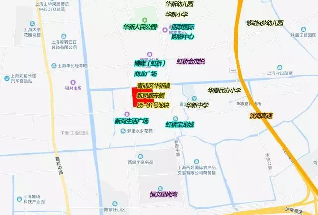 上海建工或将以.97亿元拿下青浦华新镇地块