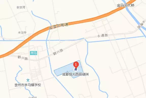 项目位于成都羊马新城核心区域(新城大道与永和大道交叉口西侧,项目