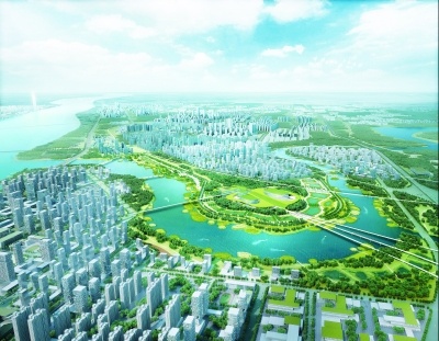 将长江新城建成城市发展最高成就展示区