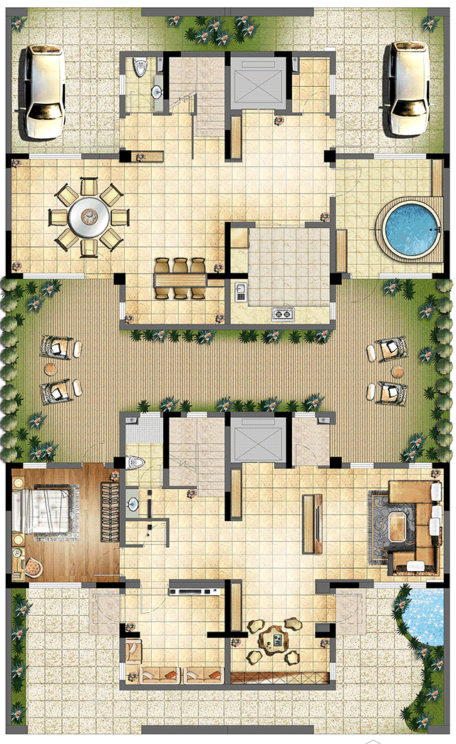 世茂三大爆改款这样的中式合院刷新想象