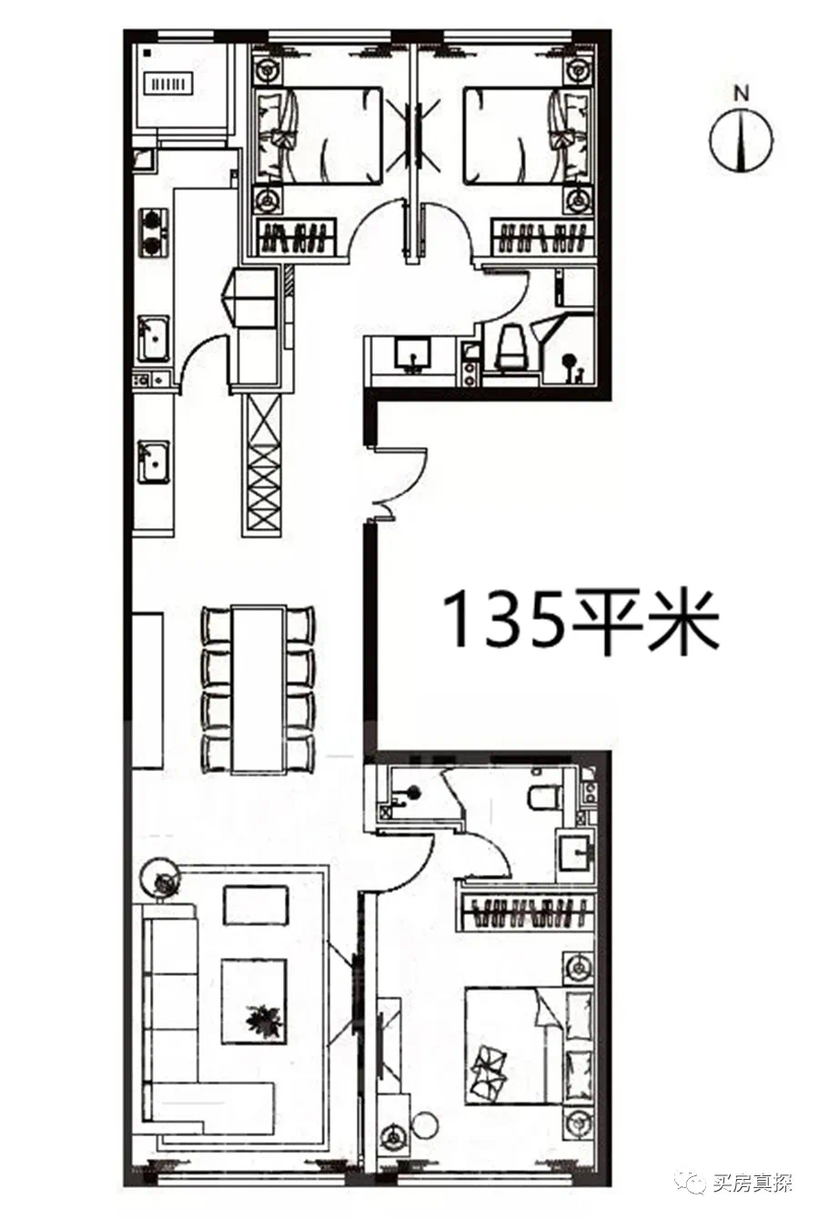 北京二环来了个天坛府但户型一言难尽