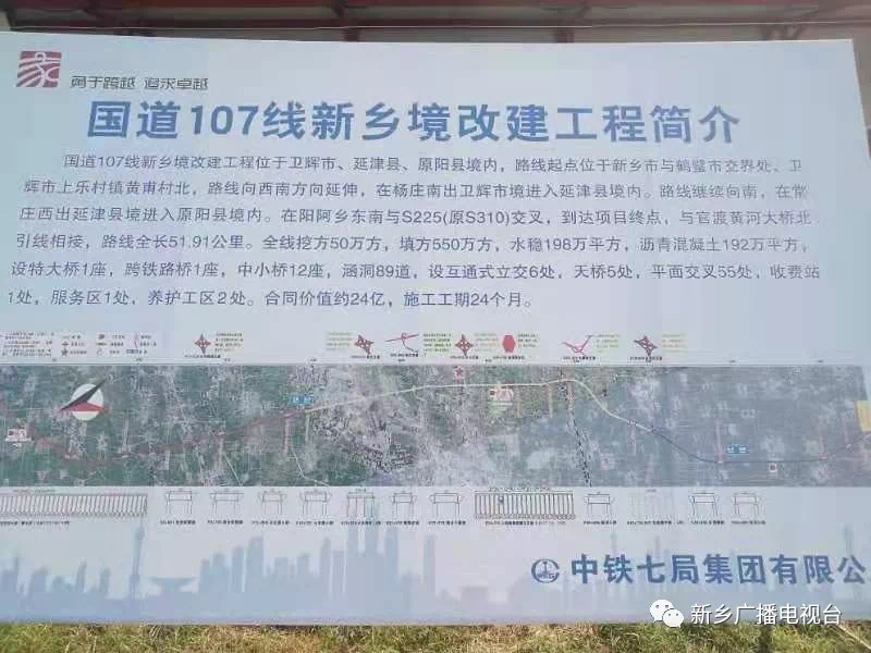 位于卫辉市,延津县,原阳县境内,路线起点位于新乡市与鹤壁市交界处,向