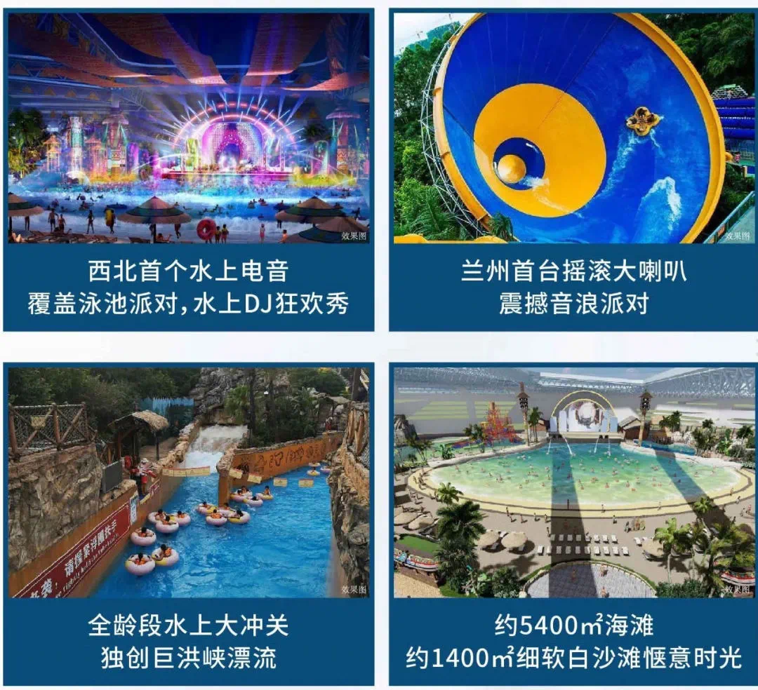 同时 兰州人期待的 世界创新性狂欢水上世界 ——万达茂·水上乐园
