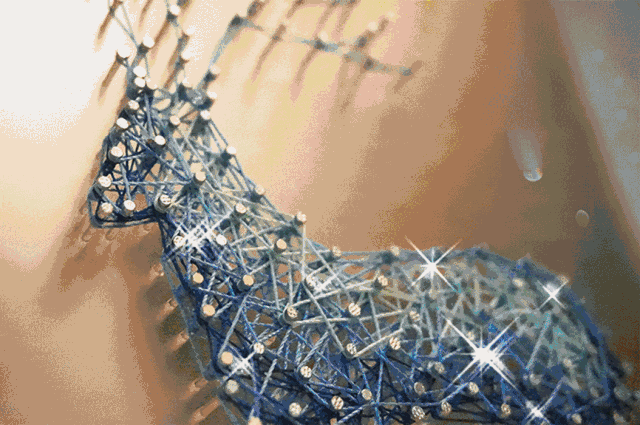 钉子能做画?东方紫苑约你12月2日用一钉一线缠绕出美丽世界