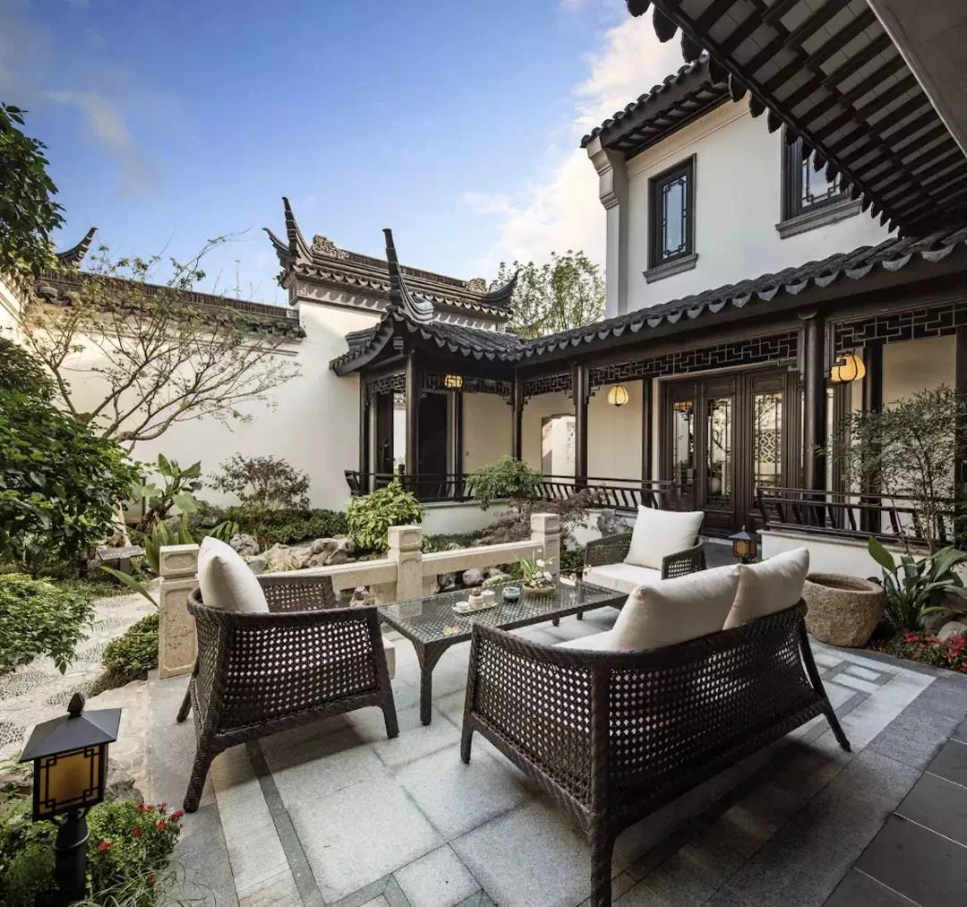 绿城乌镇兰园 | 祗此35席中式江南合院,院为君