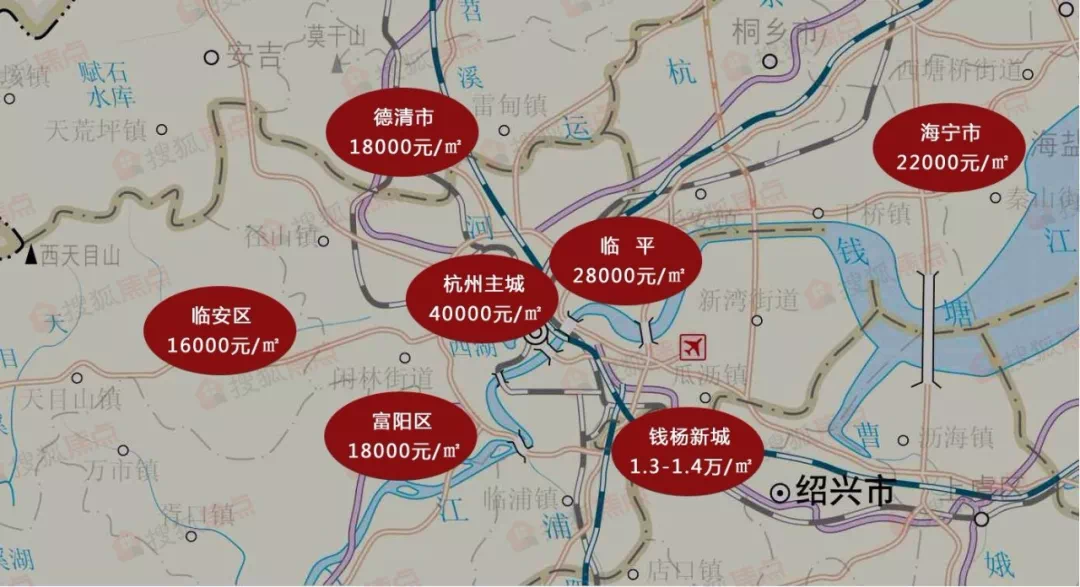 【旭东说房053期】环杭价格洼地 绍兴钱杨新城投资价值分析