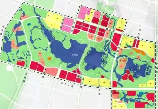 新站少荃湖片区4分规划视频曝光名企落户5条地铁未来可期
