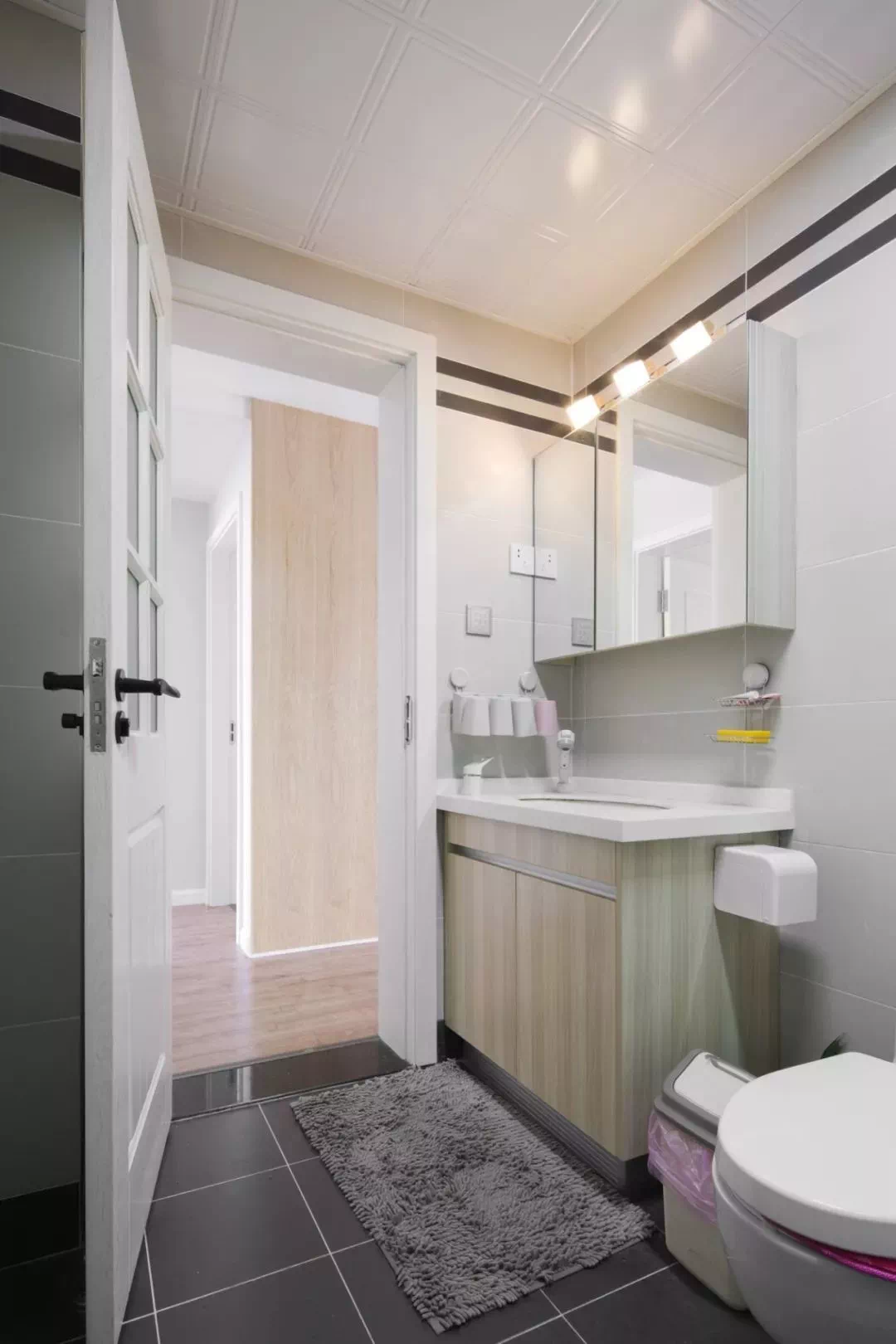 奥晶铝合金浴室柜吊柜带镜柜小户型卫生间浴室柜 - 奥晶 - 九正建材网