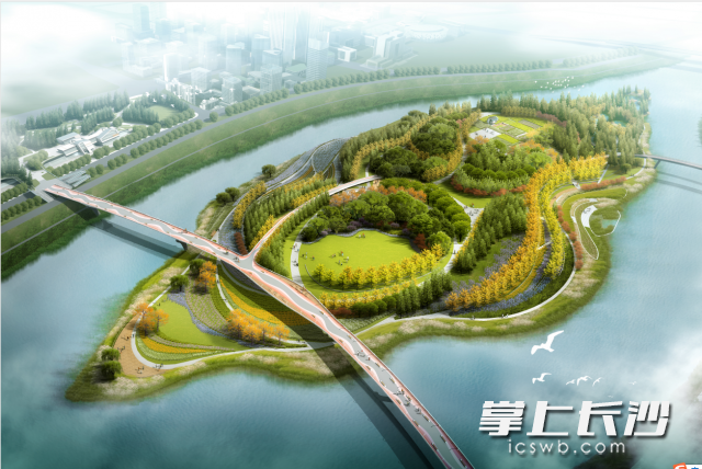 跨越浏阳河,长508.8米!高铁新城年内将添景观步行廊桥-长沙