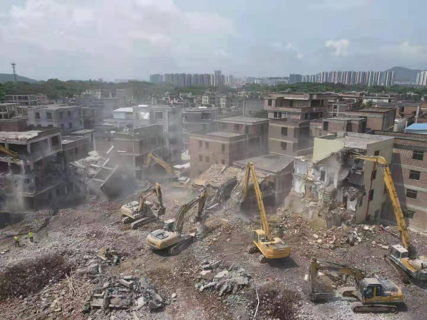 1000栋房屋集中拆除,中新广州知识城项目建设再提速
