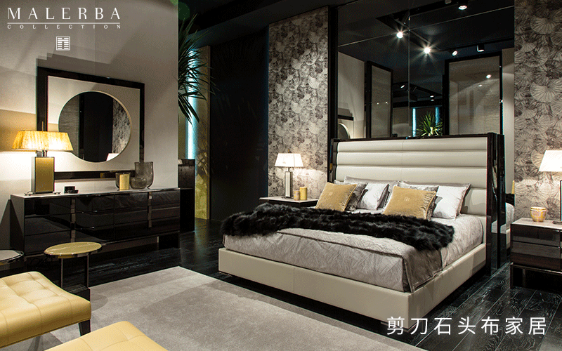 意大利Malerba进口床 将创新工艺与经典元素完美融合