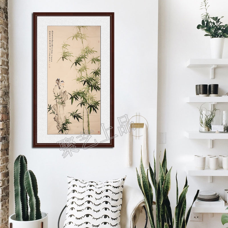 竹子画挂在家里什么地方好 国画竹子挂家里有什么寓意